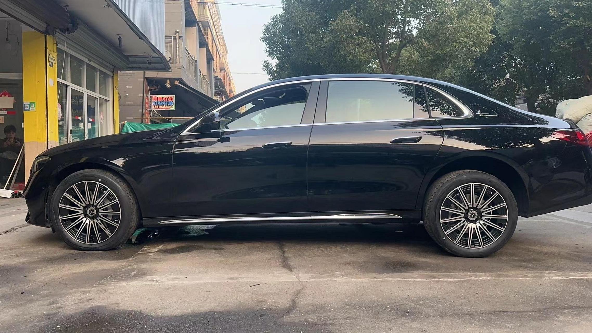 奔驰e300l 奔驰e300海外版轮毂 奔驰e300原厂轮毂和海外版轮毂对比,你
