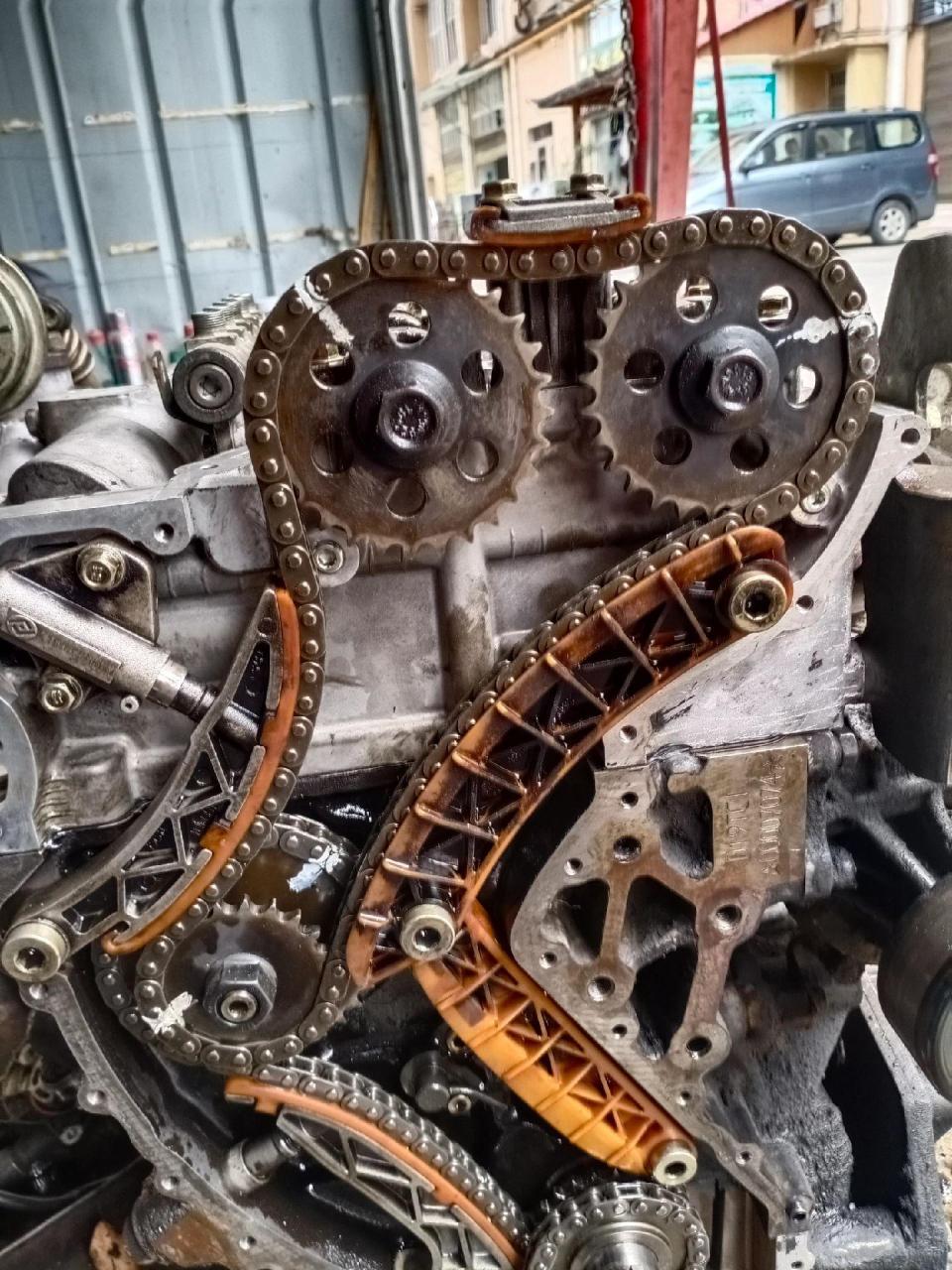东风风行d19tci发动机正时 发动机维修