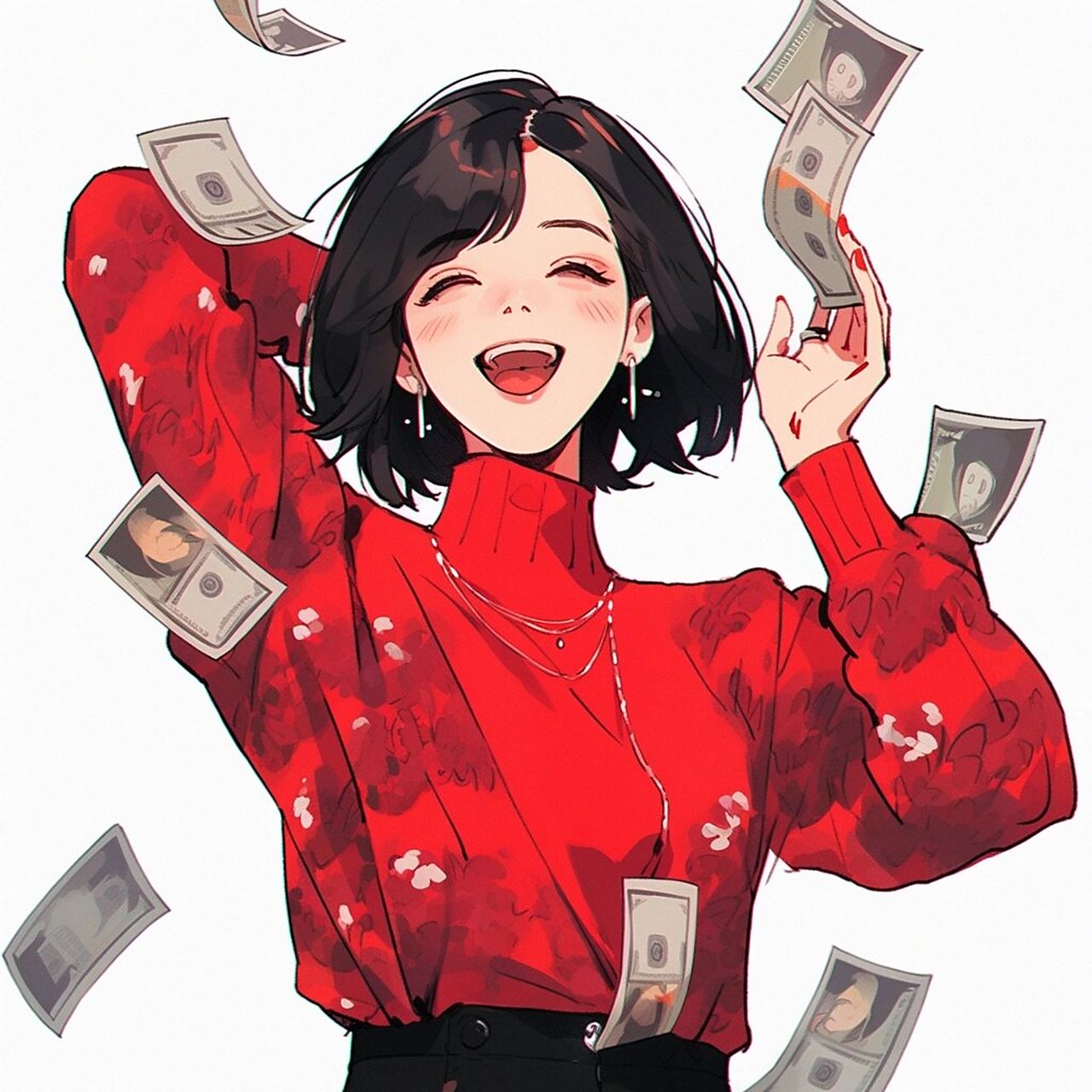 女生头像|2024版98有钱有闲暴富头像90 #女生头像##在小红书迎接