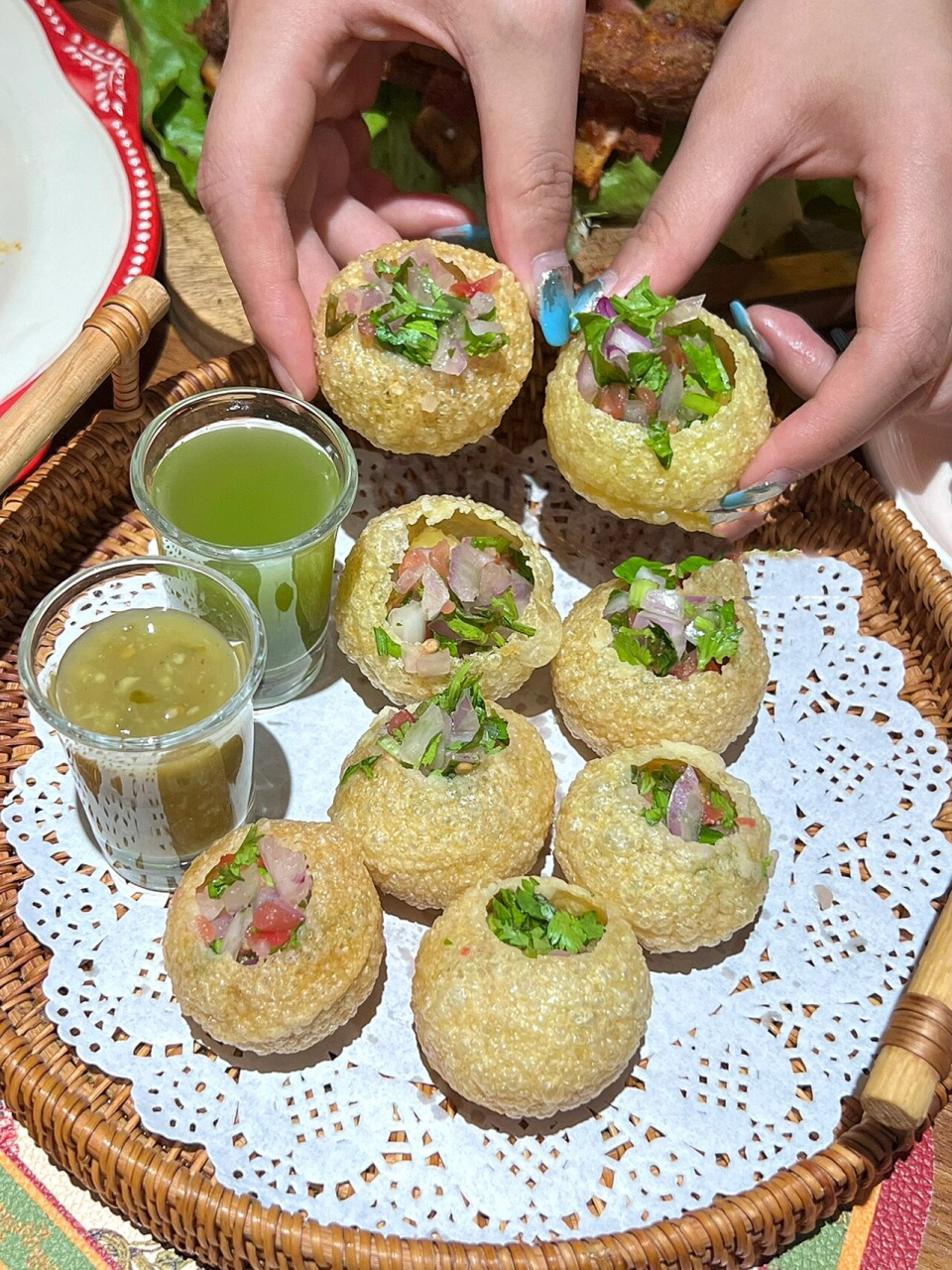 干净又卫生 之前一直刷到的玛莎拉印度脆脆球! 没想到无锡也有了!