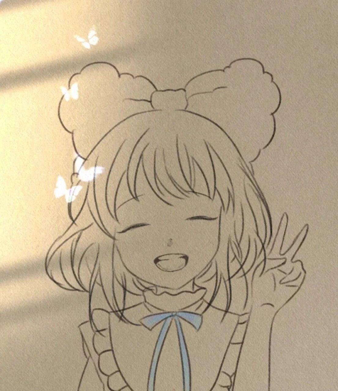 四步教你画一个短发女孩😊