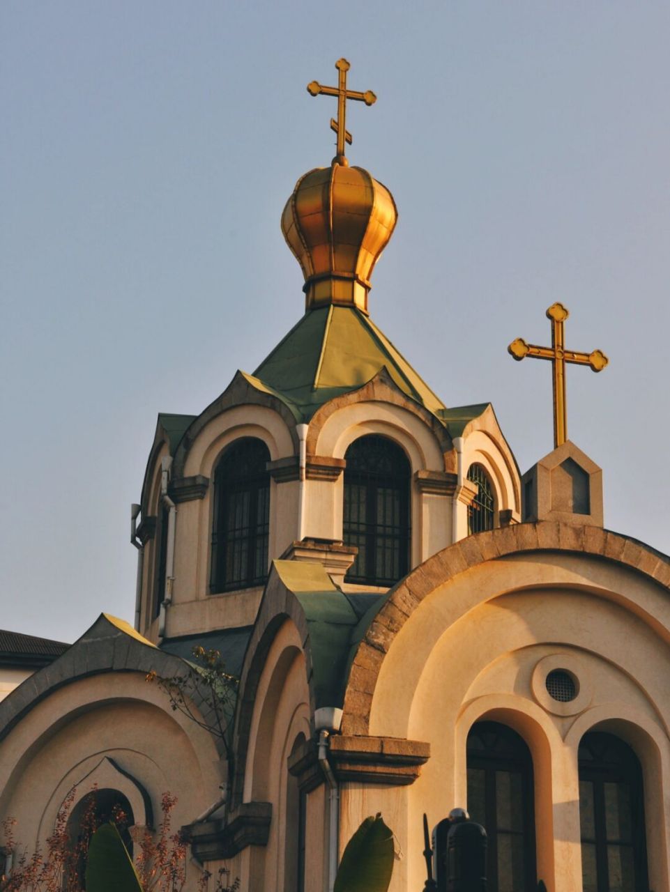 武汉史迹|汉口东正教堂 汉口东正教堂原名阿列克桑德涅夫堂,砖石结构