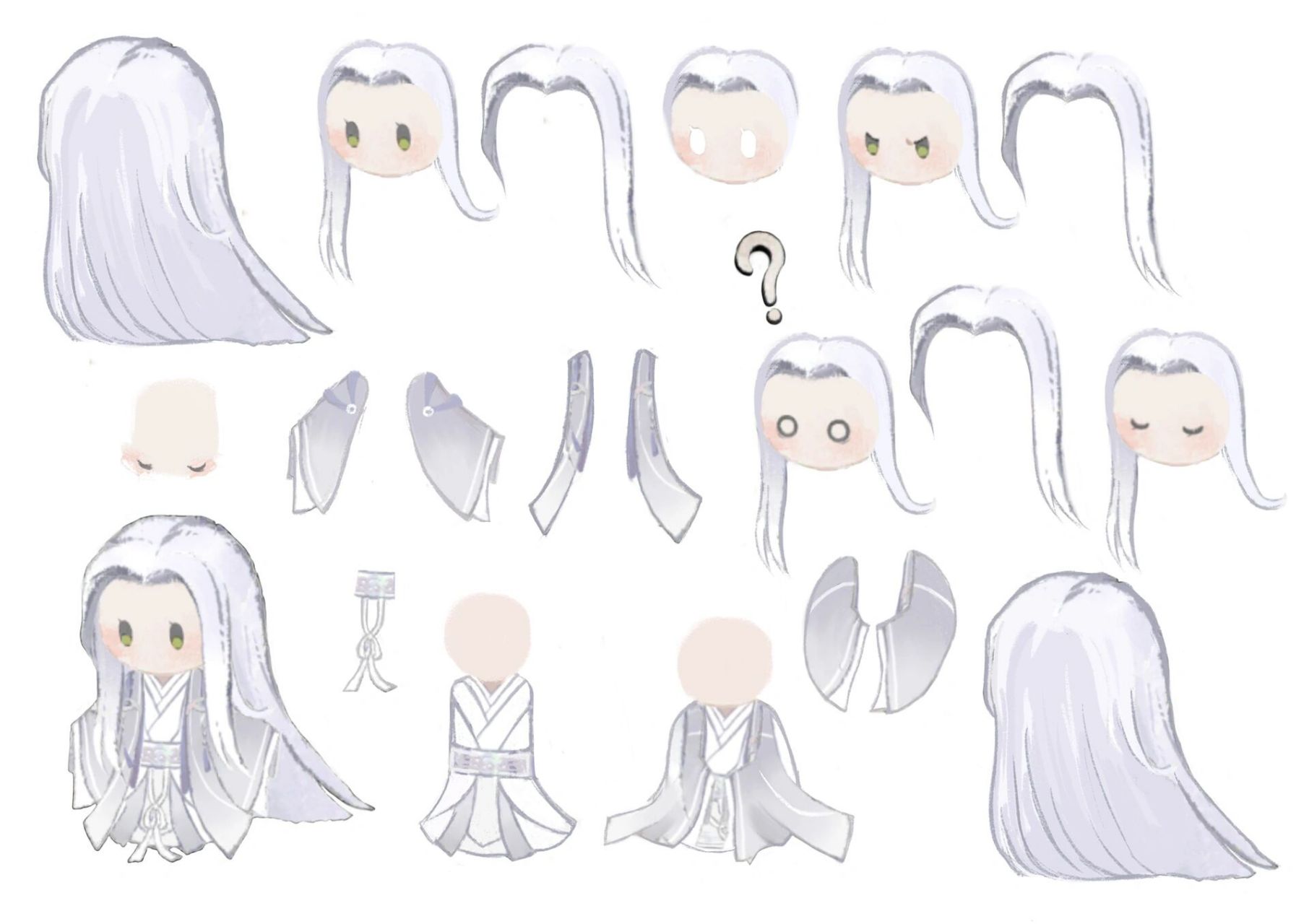 左慈可动纸人图纸1.0以及更新小芙蓉图纸2.0 我 我没有咕!