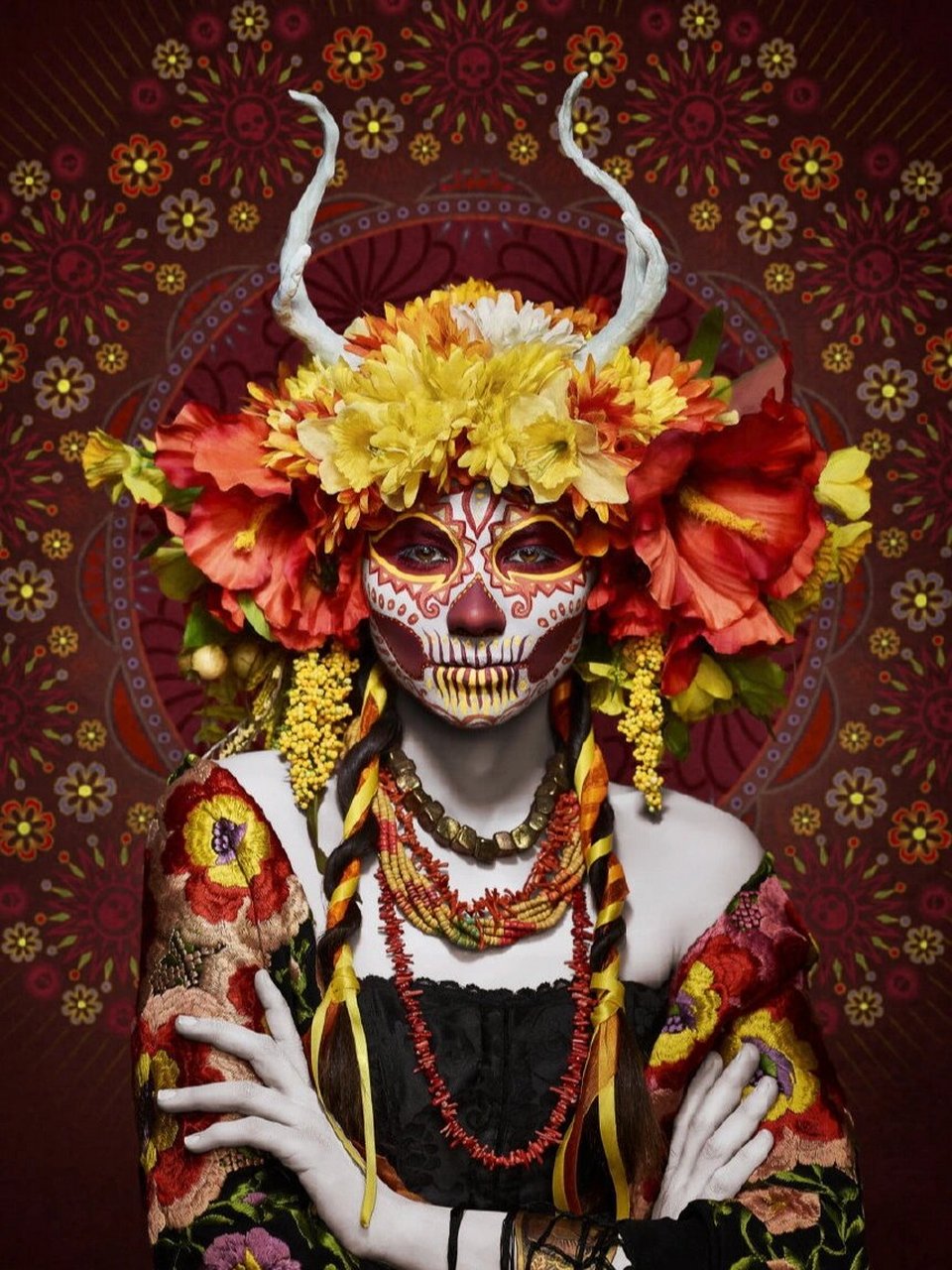 骷髅|暗黑哥特|妆容造型 骷髅妆,暗黑哥特风格的妆容造型搭配分享