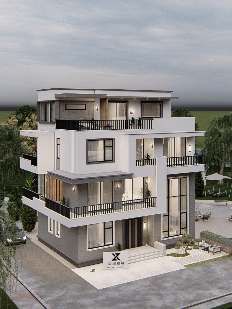 福建泉州丨四层现代风自建别墅(附平面图) 🏠项目概况 项目地点丨