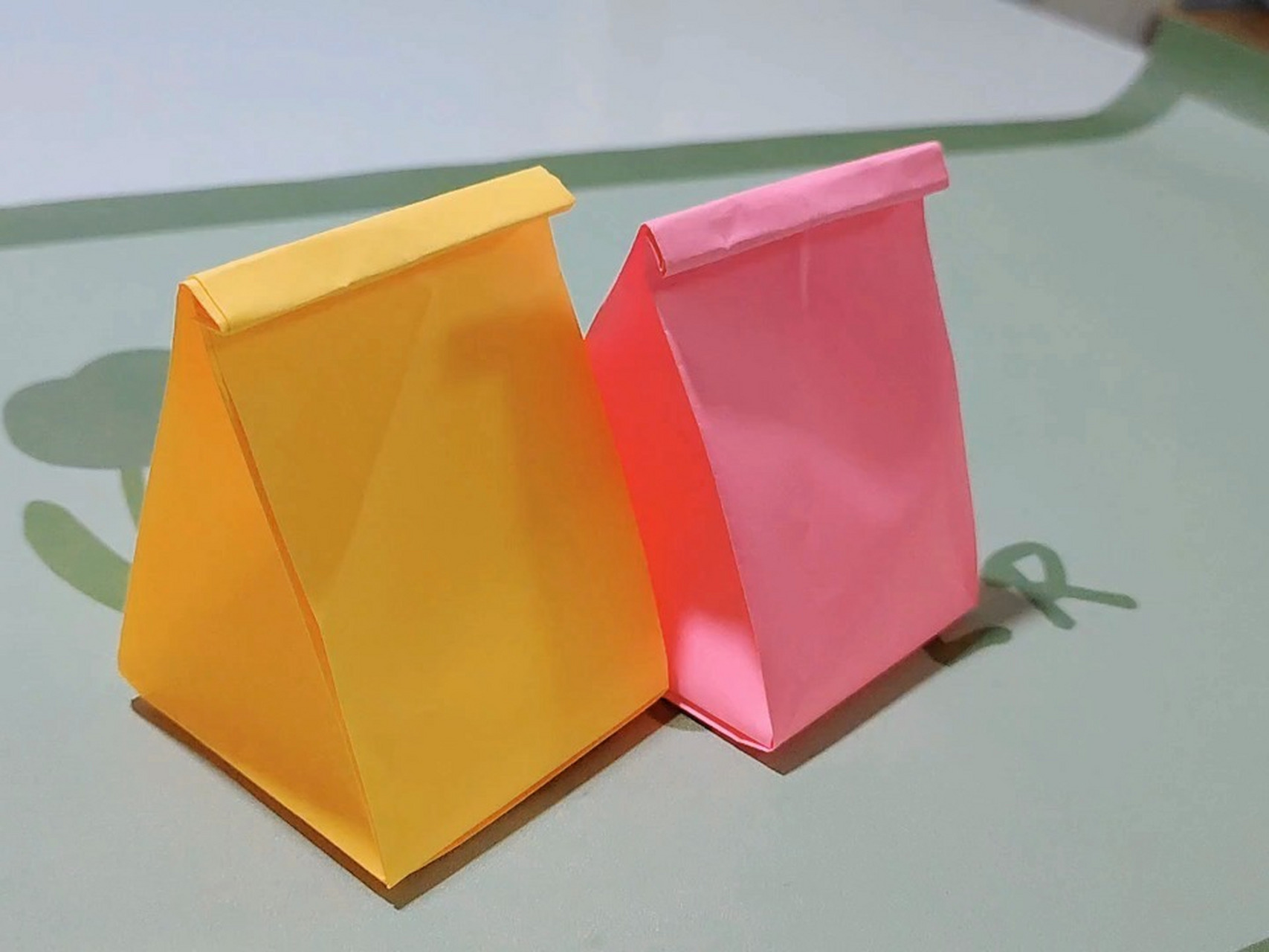 小袋子折纸教程,一起折起来 非常简单哦