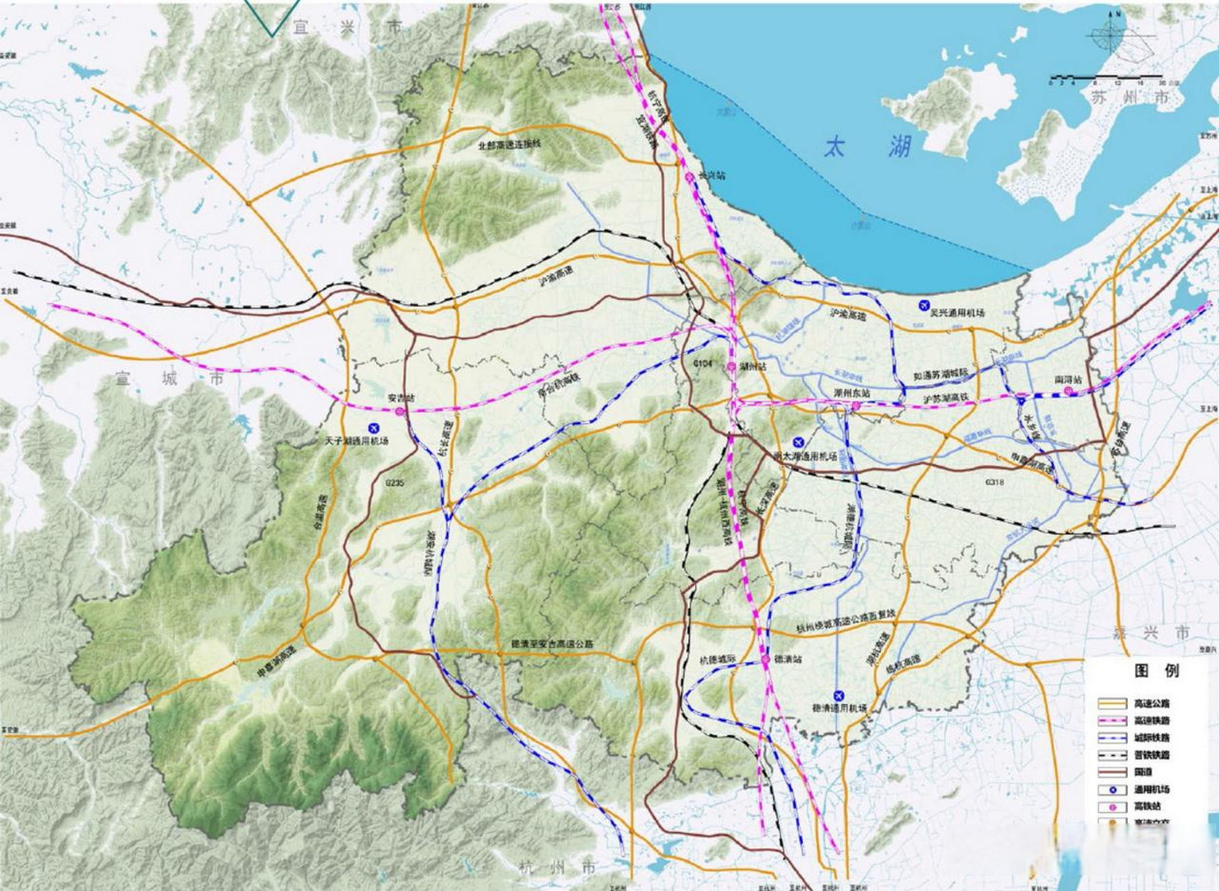 湖州市交通运输总体规划(2021-2035年)湖州头条湖州(1)总体目标:湖州