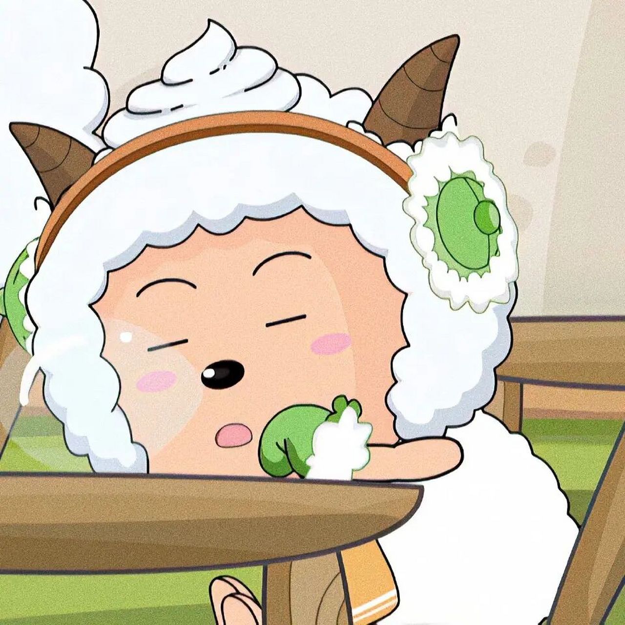 懒羊羊头像之睡觉中的小懒