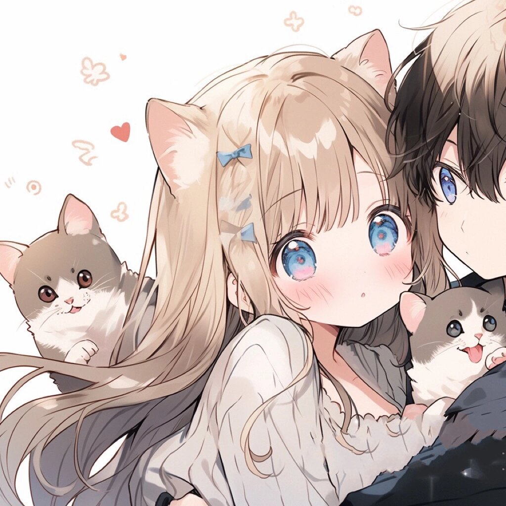 情侣头像 一人一半