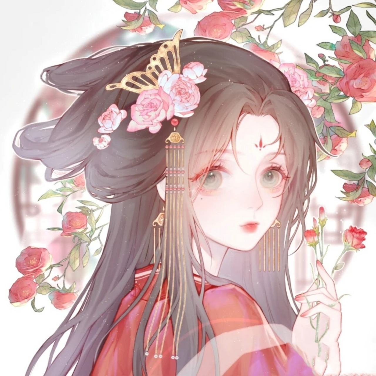 二次元闺蜜头像(古风)