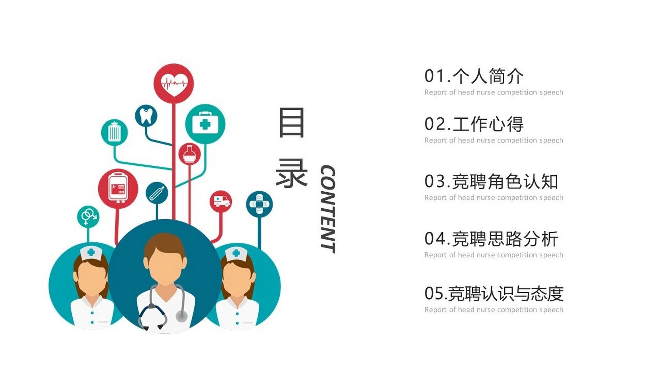 责任护士竞聘ppt模板图片