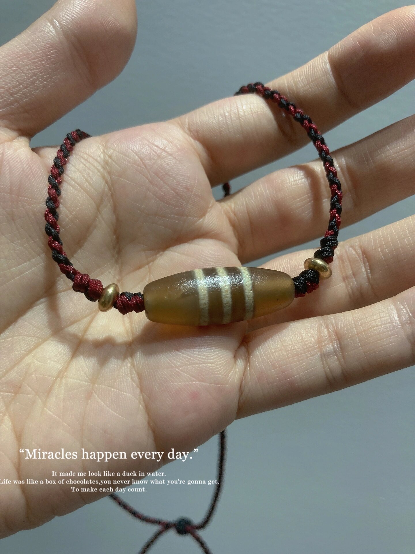 天珠系列👹西亚镶蚀玛瑙七线天珠📿