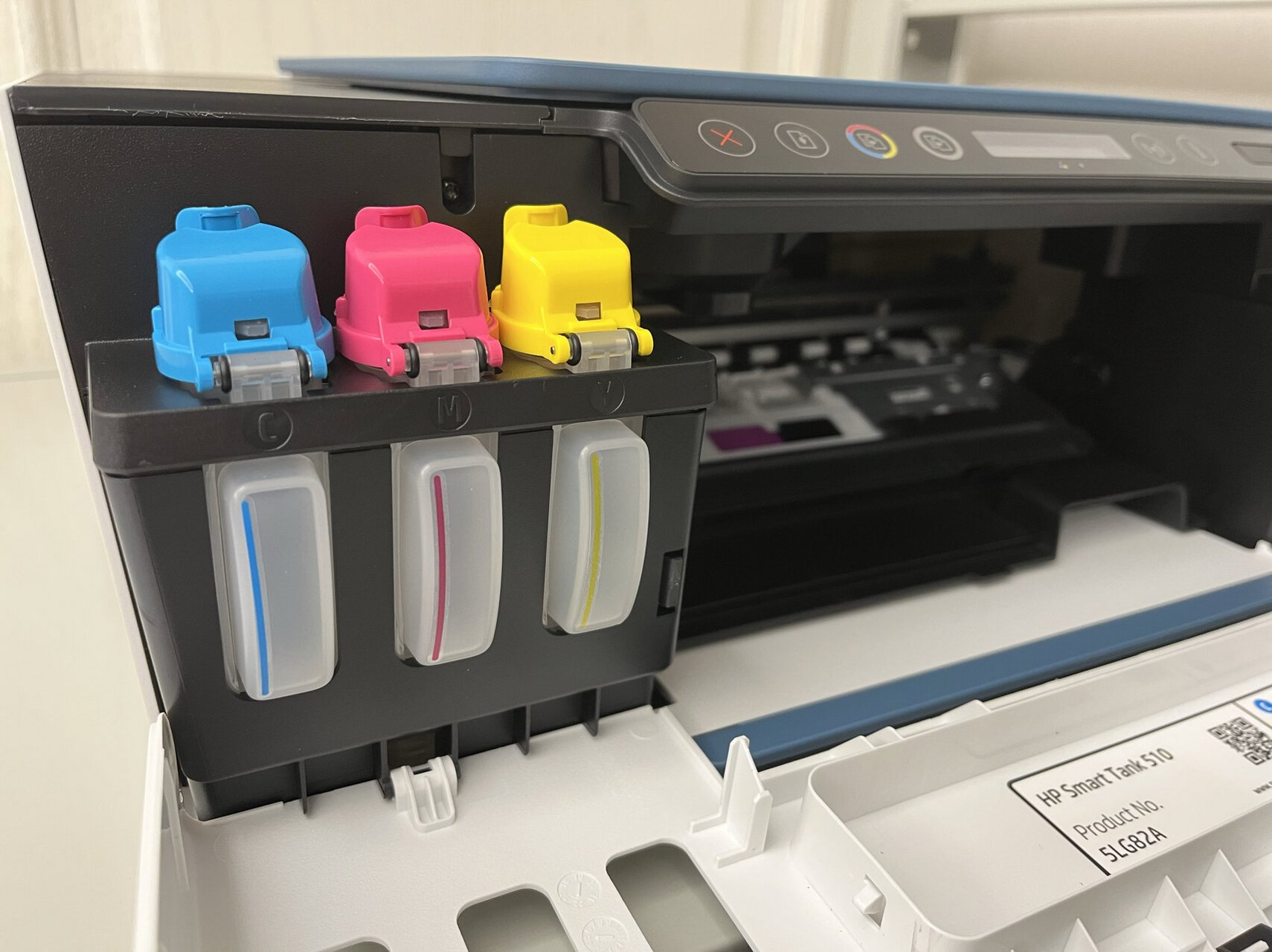 惠普tank519/510 惠普tank510,519同功能款安全下车 第一次打印出来