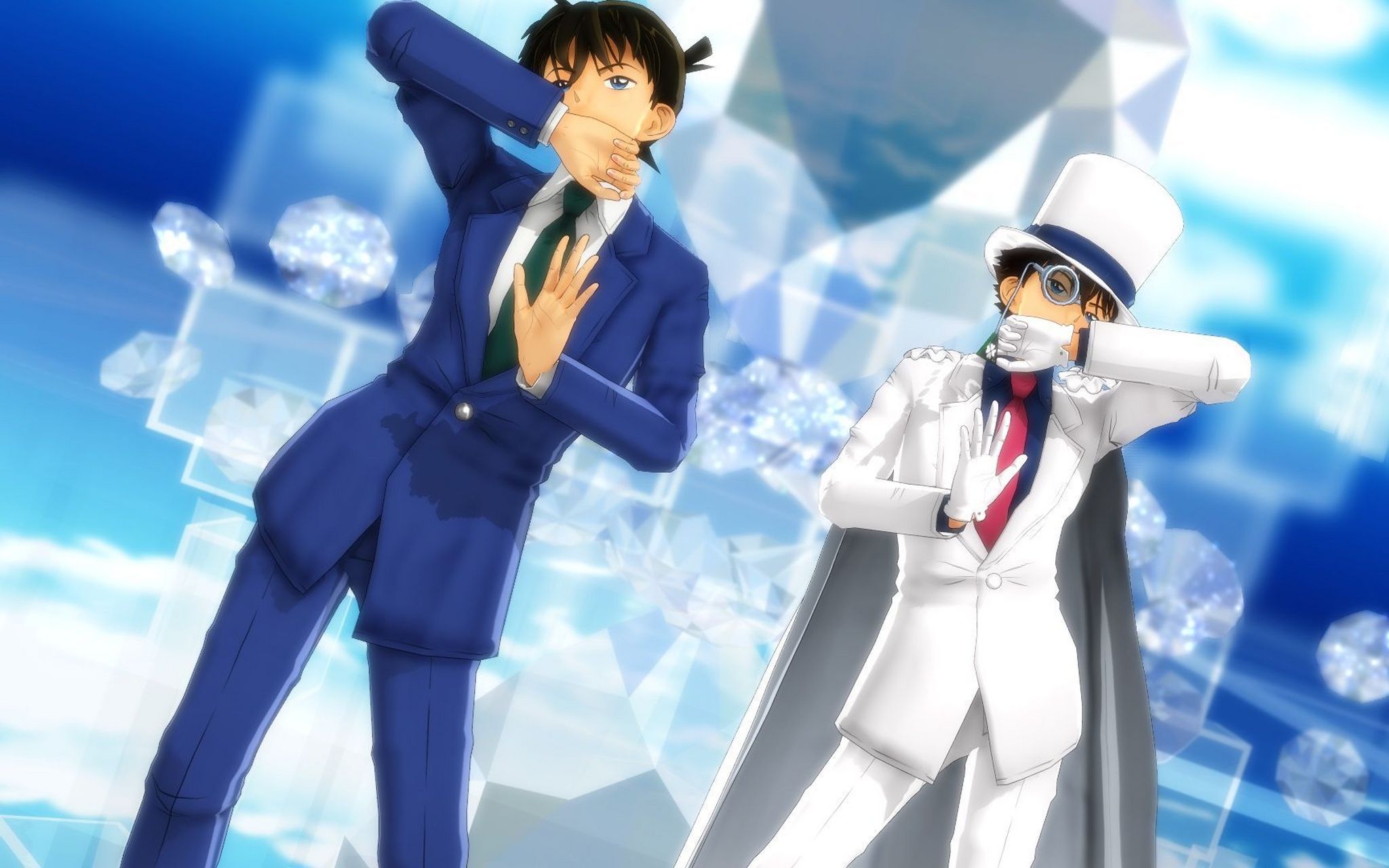 真是挺搞笑的,工藤新一和柯南是亲属关系,怪不得长的好像,连小兰都