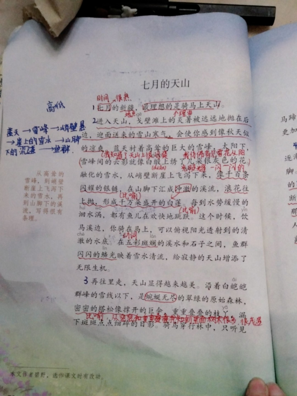 7月的天山笔记 7月的天山笔记