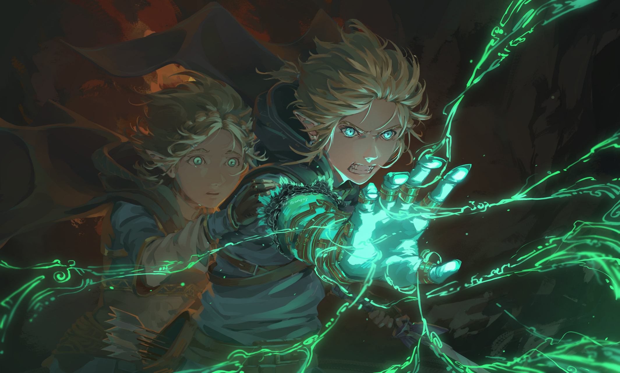 究极手!  (twi: artpaji)#塞尔达传说王国之泪# #游戏星引力