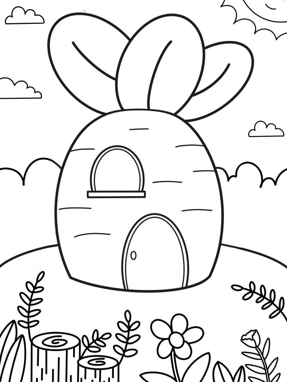 92可爱的小房子 创意画 儿童画 #创意美术儿童画# #儿童简笔画