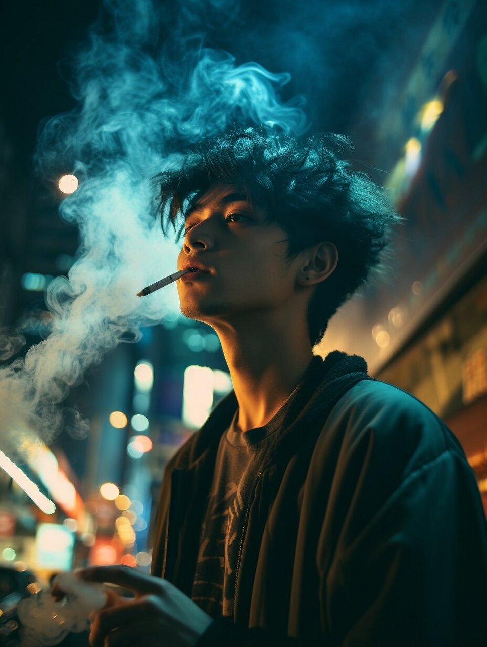抽烟纯欲男头图💕氛围感男头|气质男头 吸引的纯欲男生头像来了