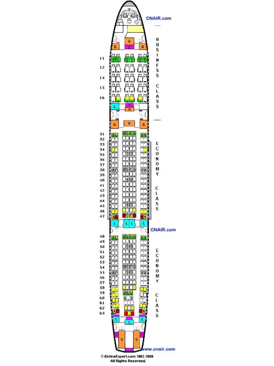 国际航班空客330值机什么位置比较舒适?