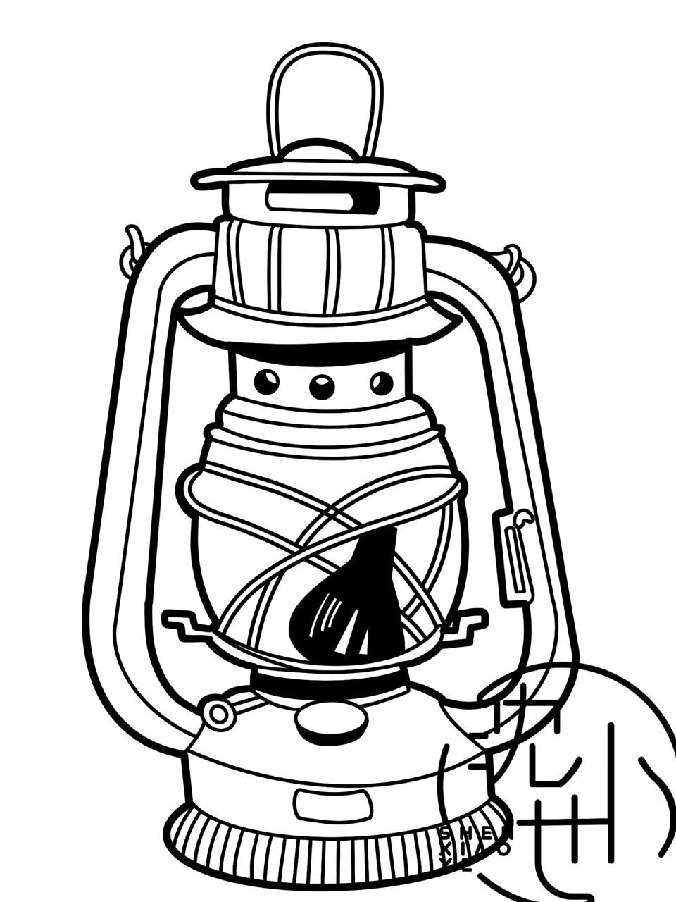 古物件素材——煤油灯系列(可打印)