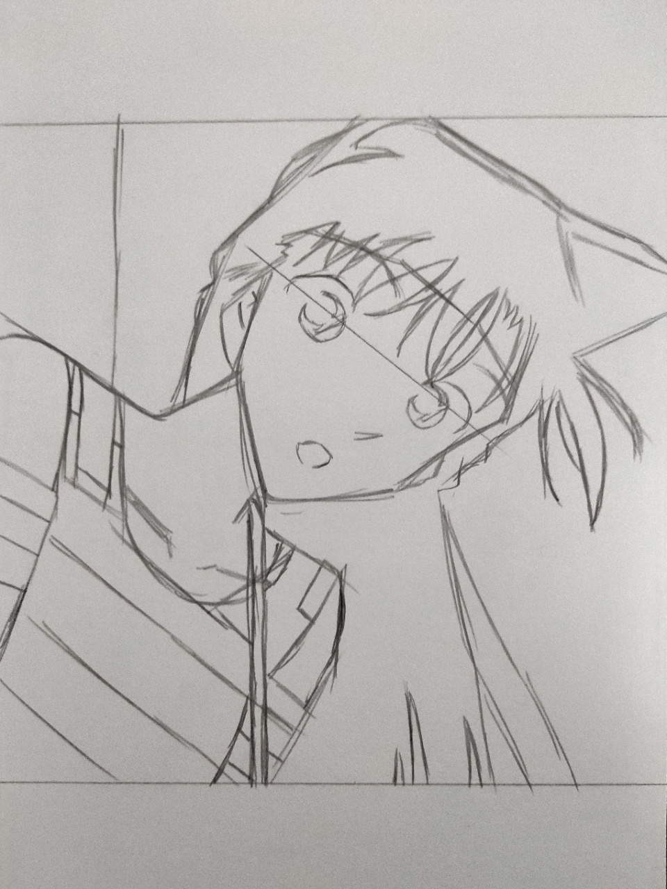 画一个小兰 #名侦探柯南