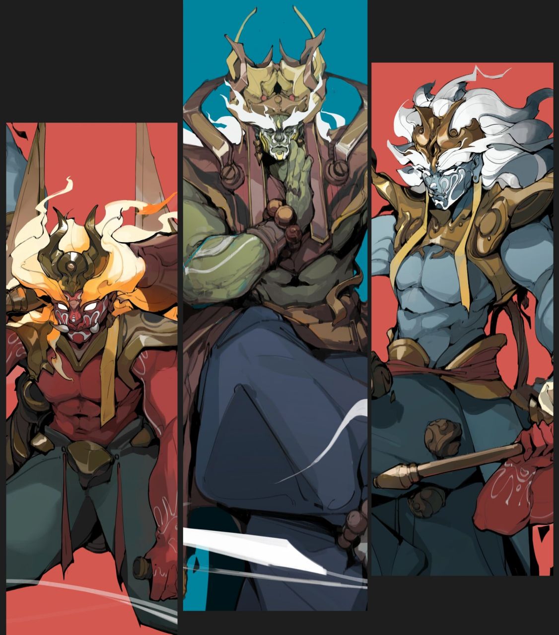 增损二将 是基于东南沿海地区的民俗文化做的人物设计