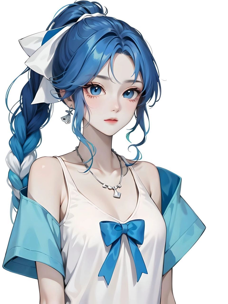 极致的克莱因蓝少女 好爱蓝色,纯净而空灵,深邃而自由    #克莱因蓝