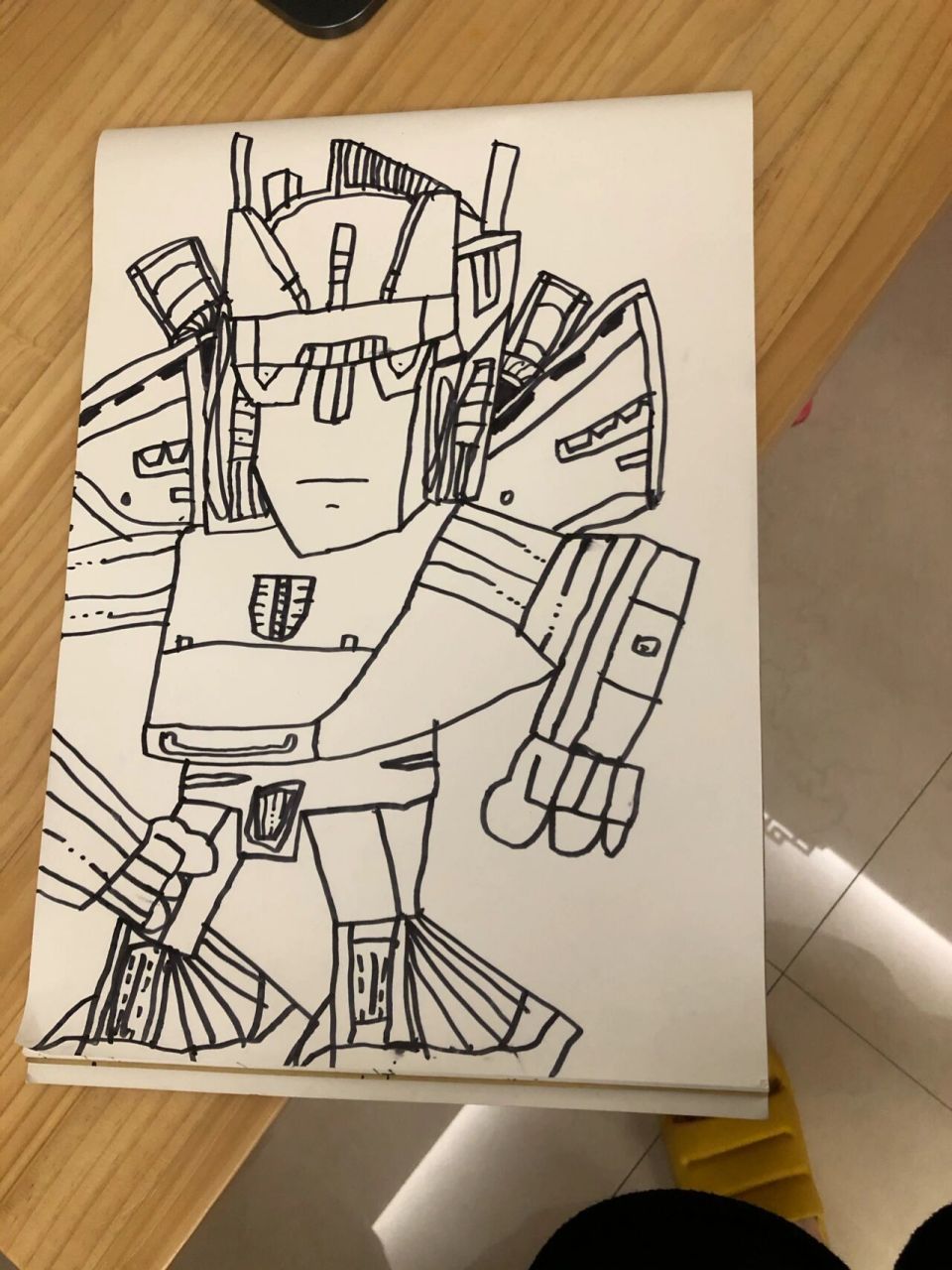 变形金刚简笔画 喜欢就是最好的动力~不想破坏你的兴趣