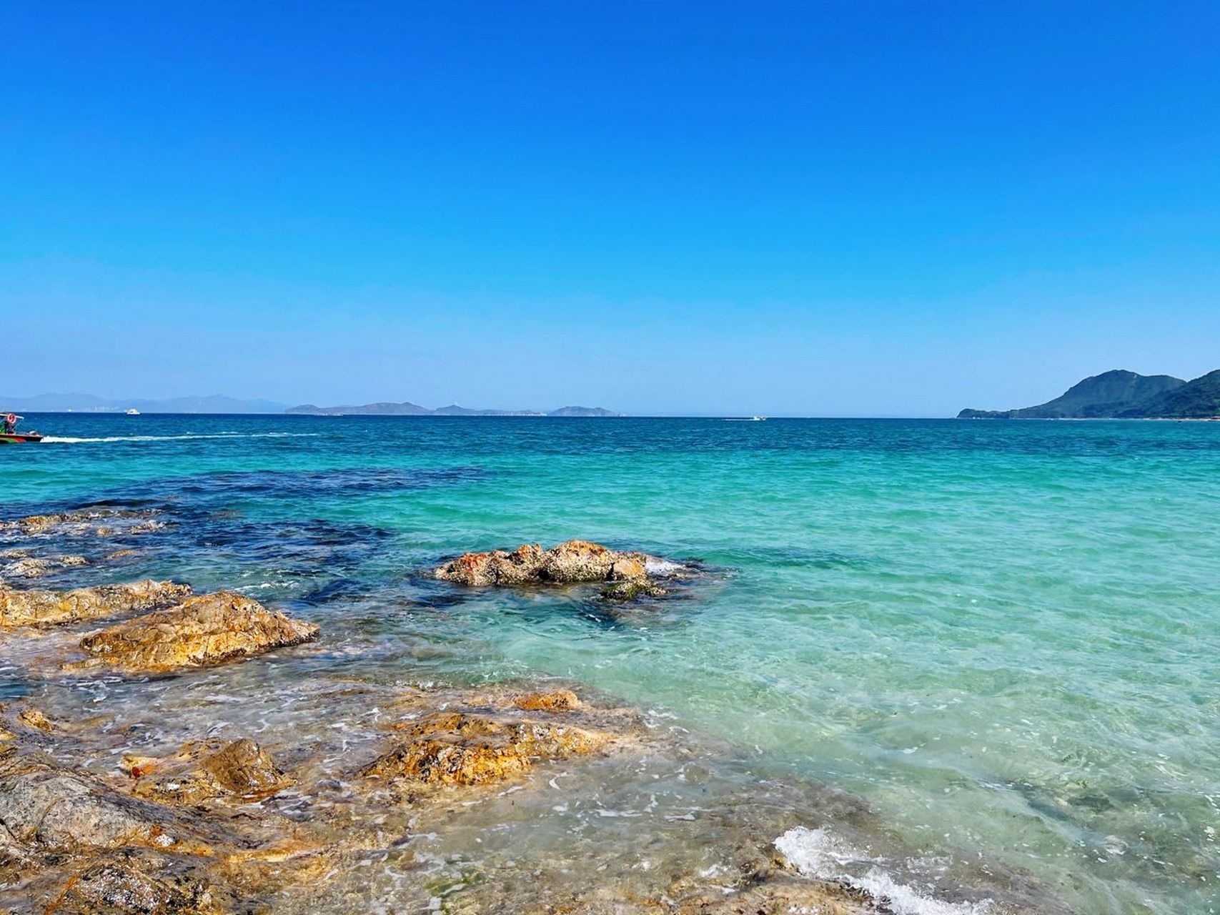 广东最美海滩,深圳大鹏半岛,杨梅坑  疫情期间的小众海滩;广东省内