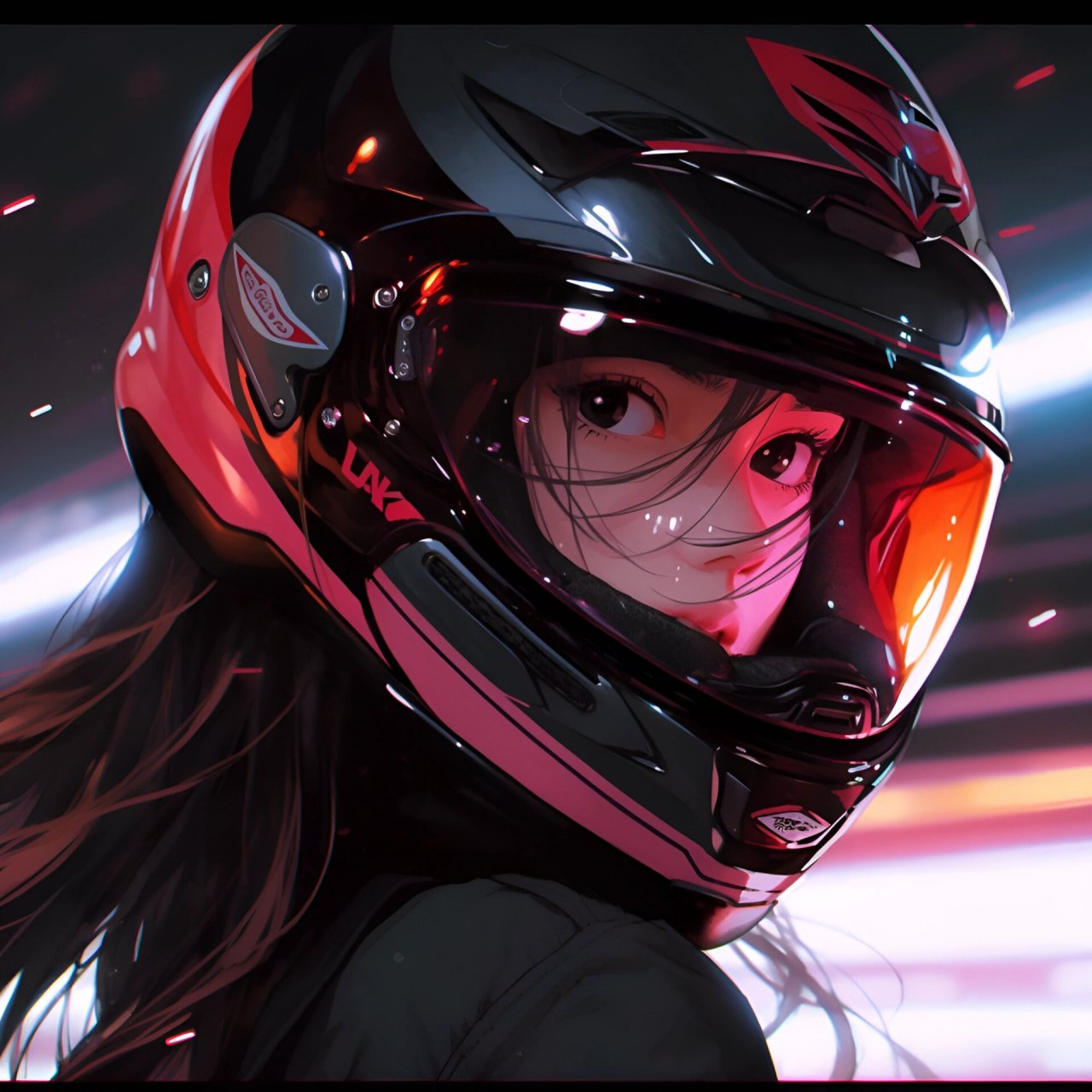 旧漫头像丨机车少女 这样酷酷的机车少女谁不爱啊