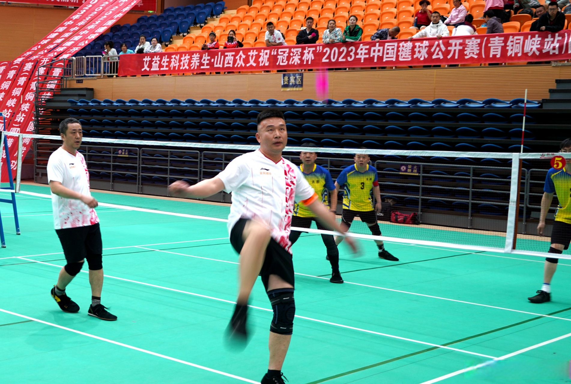 宁夏开幕】5月1日,由国家体育总局社会体育指导中心,中国毽球协会主办