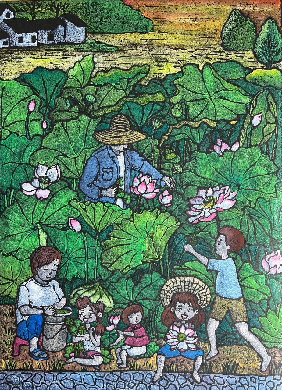 粉印版画|吹塑版画步骤 完整版步骤 这款吹塑纸是高密度1.