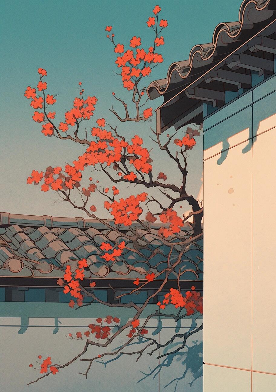 满园春色关不住,一支红杏出墙来