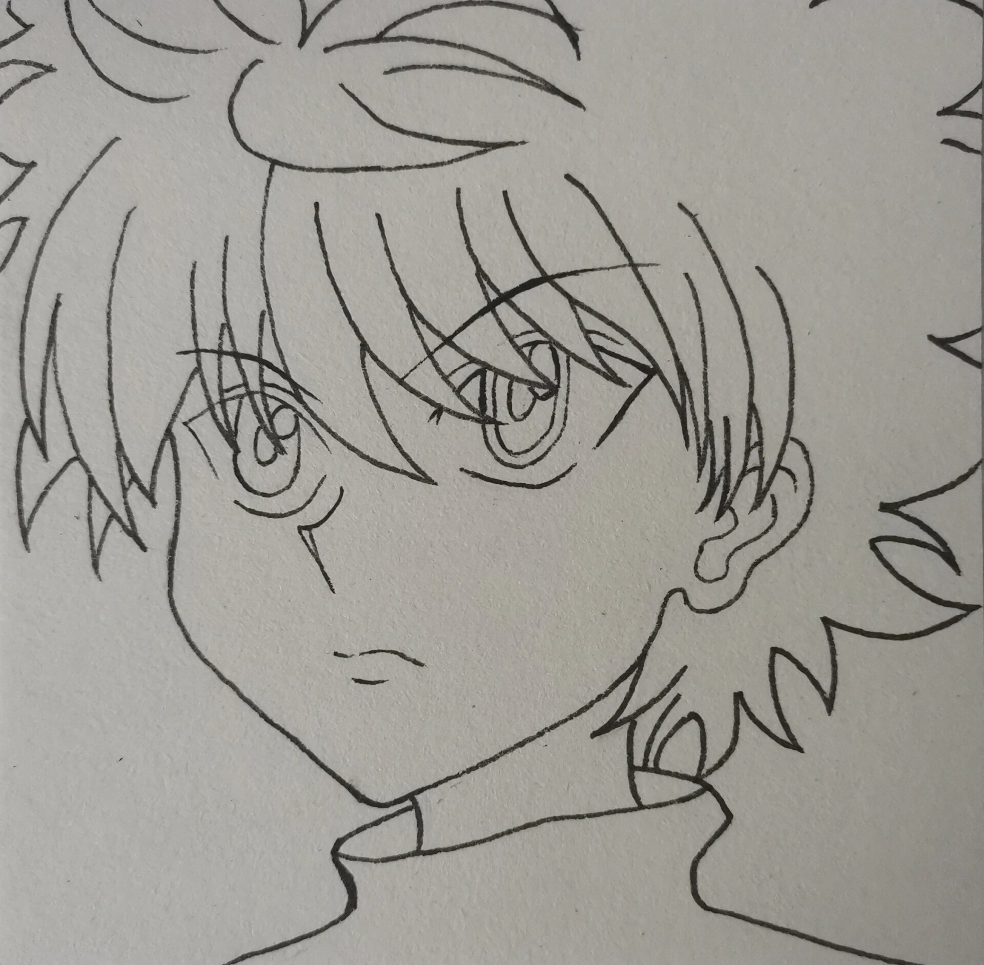 手绘 全职猎人 奇犽 附步骤