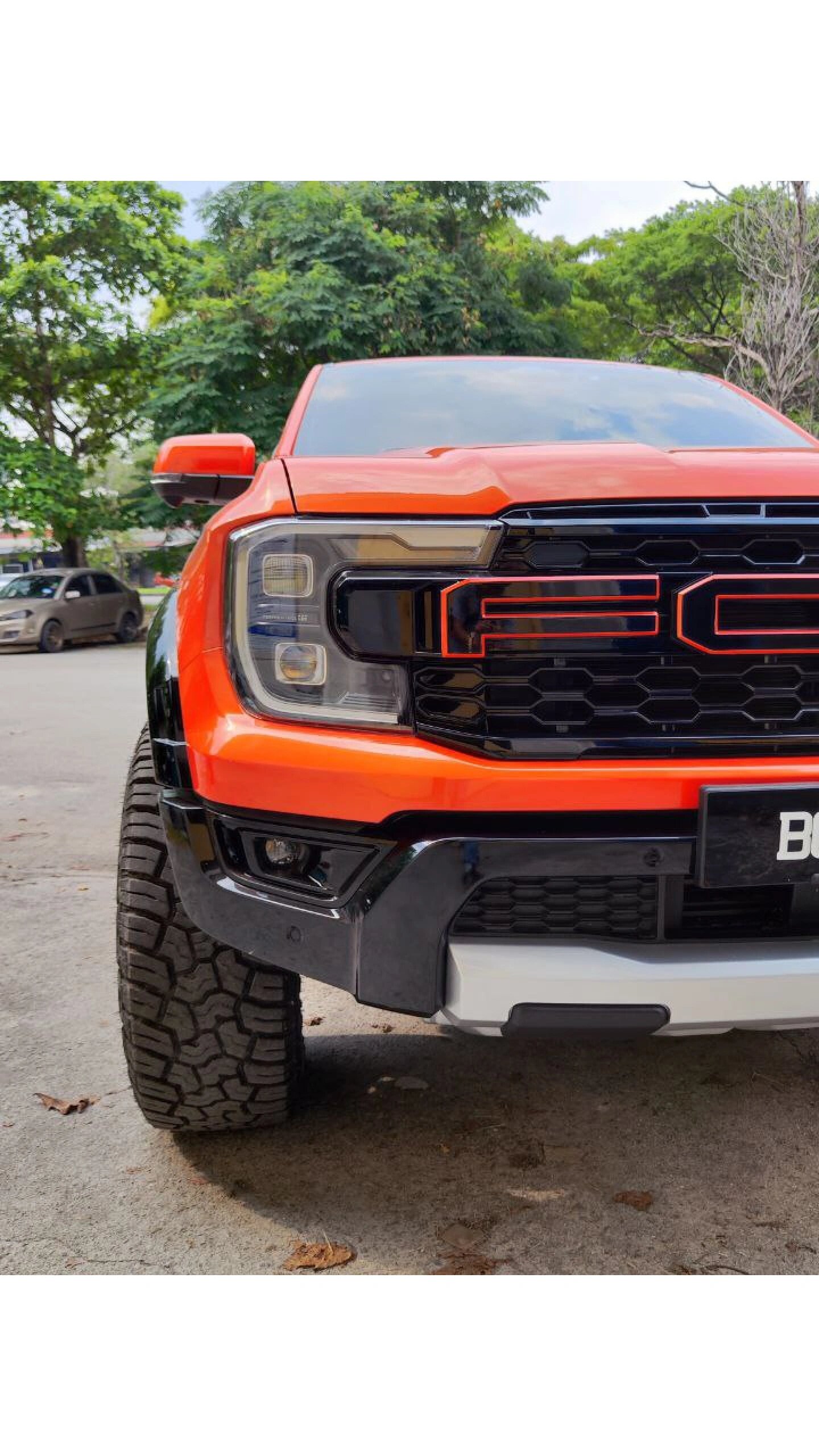 猛禽ford ranger 改色🇲🇾 ford ranger raptor 来的时候是橙色.