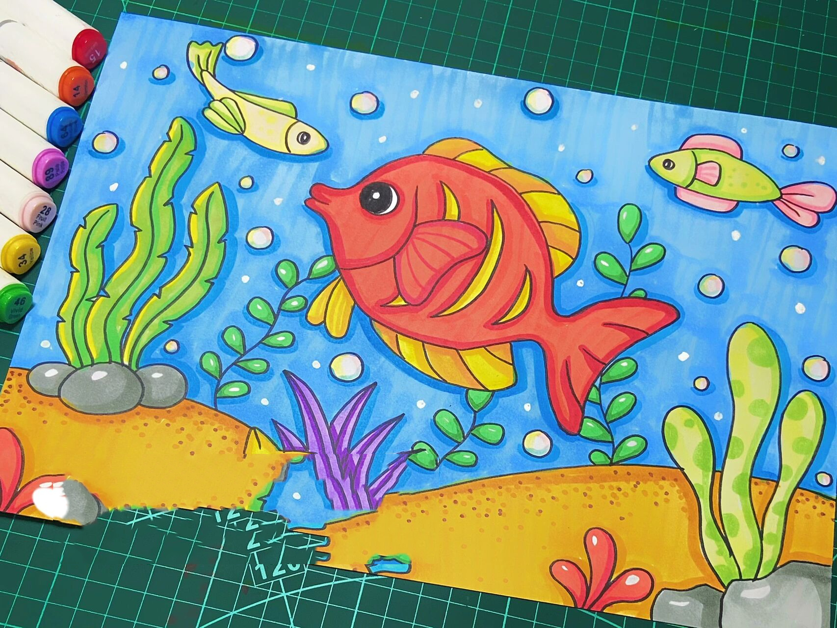 海底世界儿童主题画