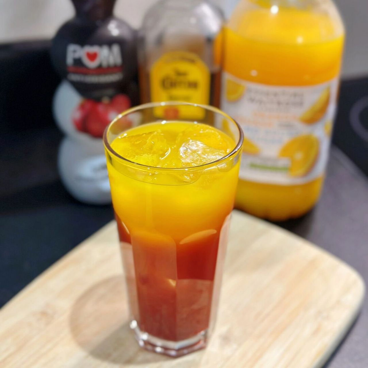 9297调酒分享|tequila sunrise 今天调了特别多杯的酒,同样也是很