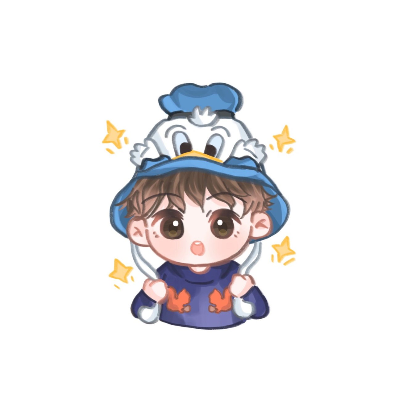 王源q版小头像～91 画了一下王源q版小头像!禁一切!