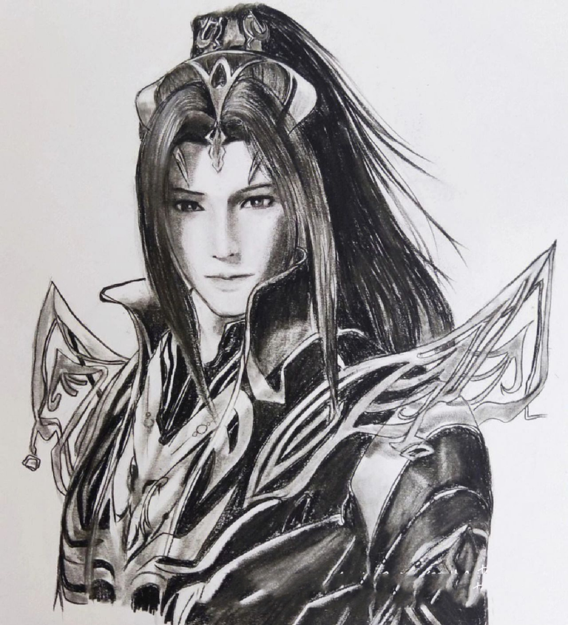 唐三素描来了 全程自画 禁止盗图 勿喷 要过程(教程)私信我