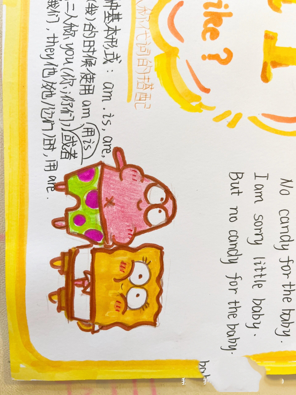 五年级英语pep第一单元手抄报思维导图