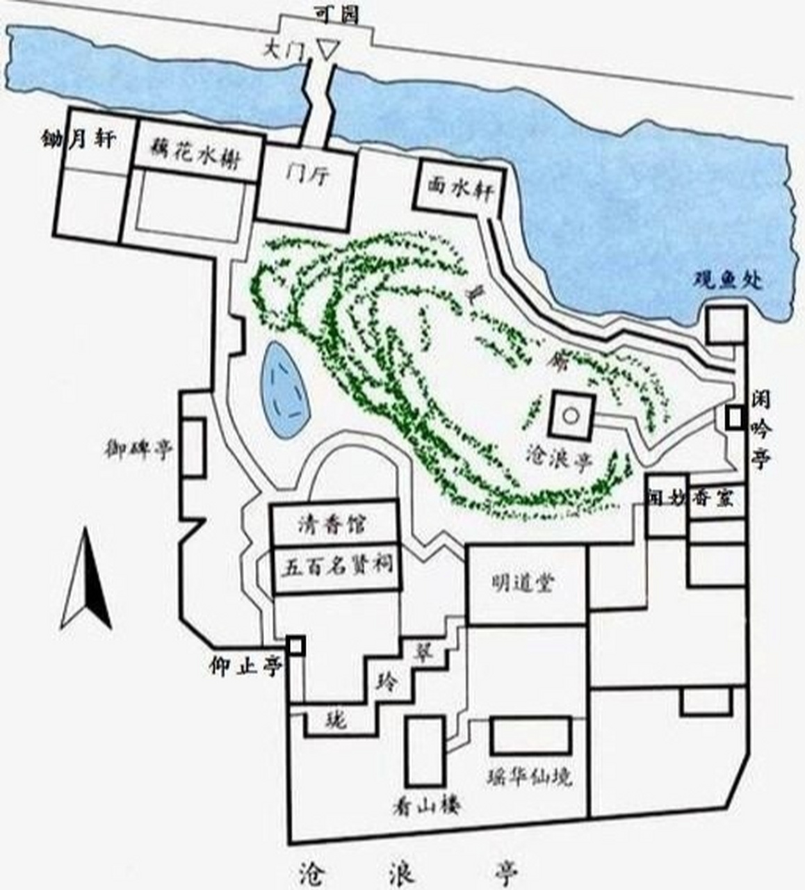 苏州|沧浪亭|绣球开,园林春 苏州现存最古老的园林是小而精致的沧浪亭
