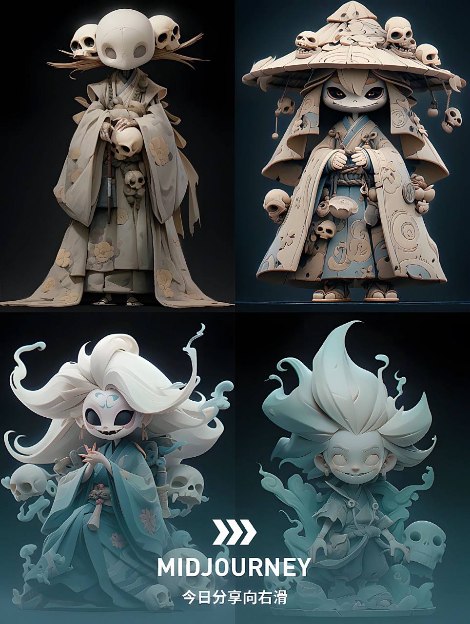 潮玩灵感|鬼面童子 主题:鬼面童子 灵感:鬼婴 思路:这是一款浓浓中国