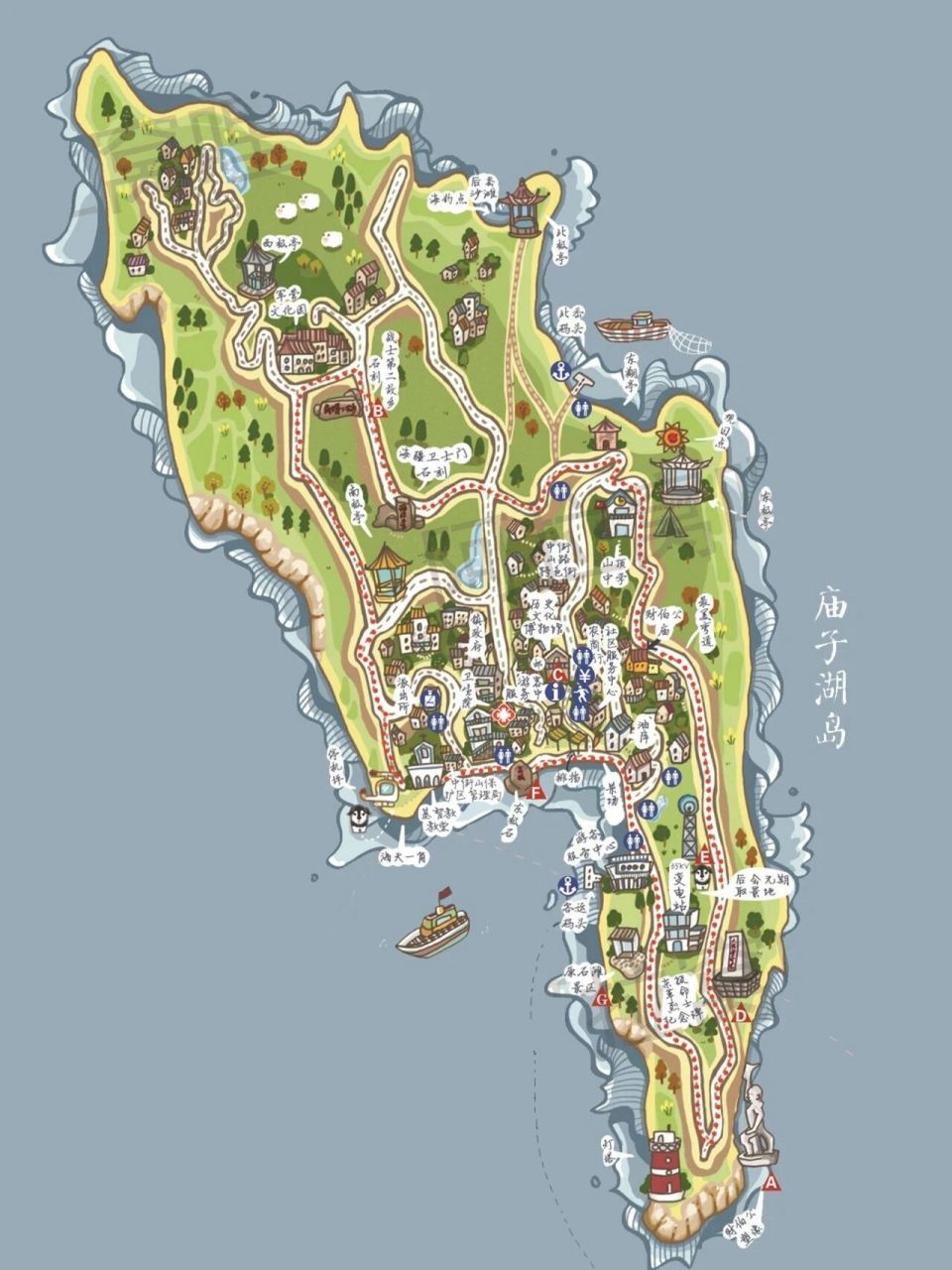 东极岛 |庙子湖篇超详细攻略 98庙子湖是东极岛的主岛,是其他岛的