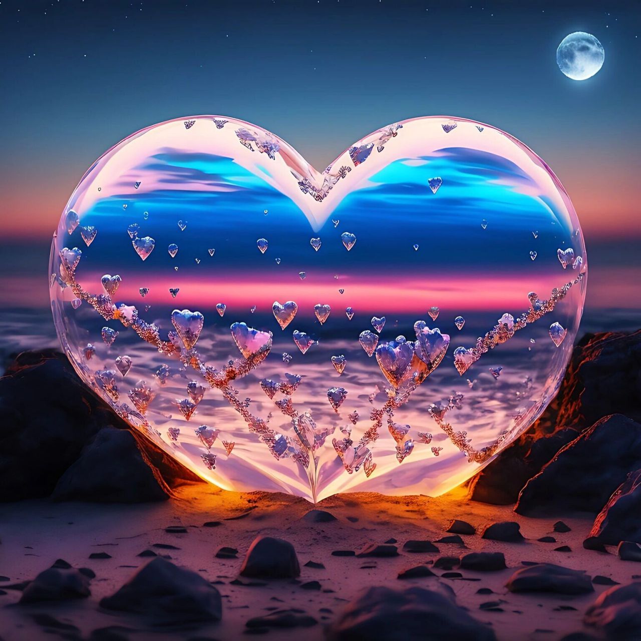 一组唯美的爱心底图出来啦