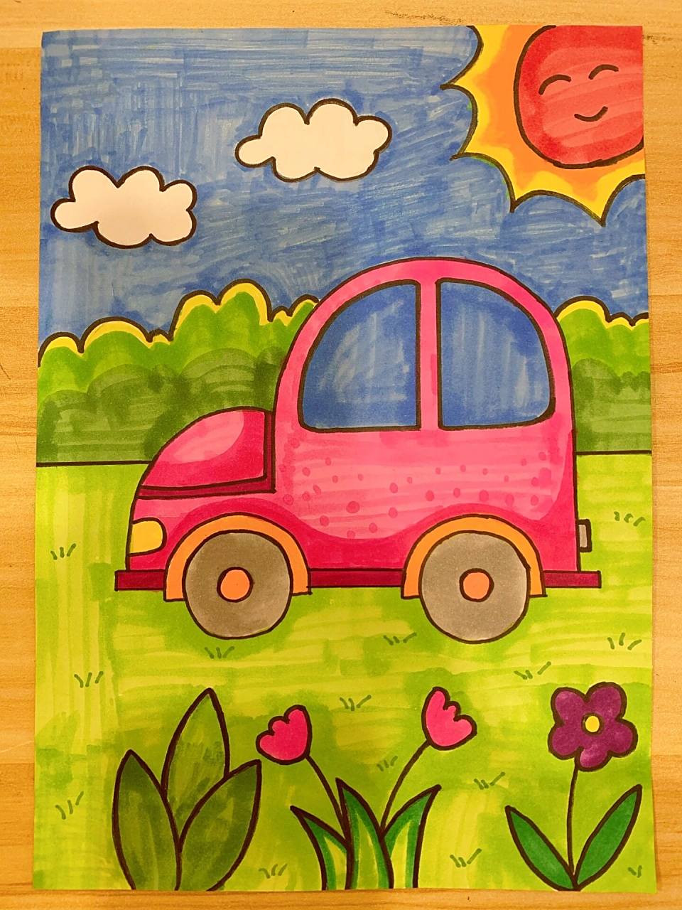 儿童美术96简笔画 儿童美术96适合3-6岁的简笔画,主题《我爱我家