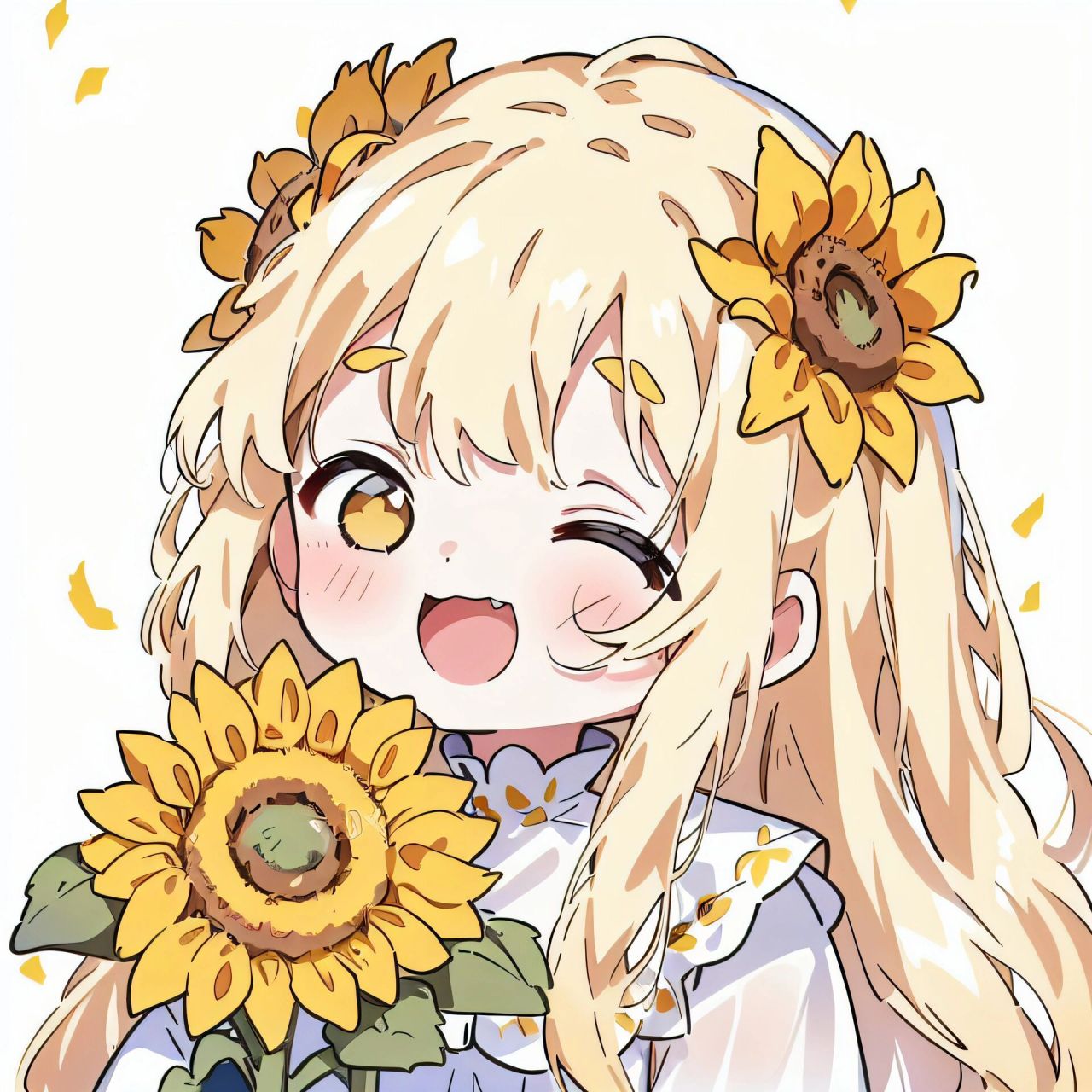 向日葵|可爱|闺蜜头像
