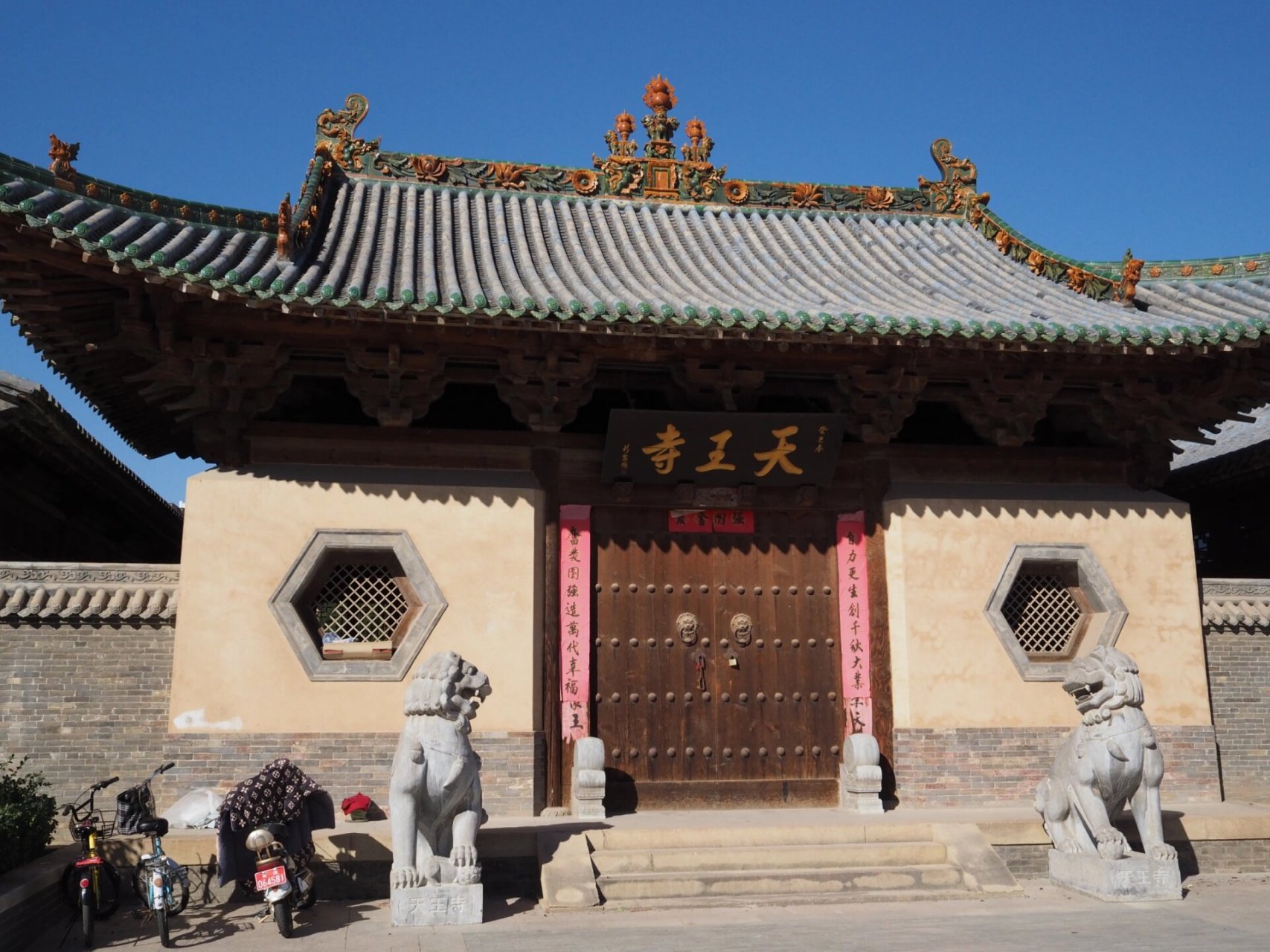 晋东南国保:长子天王庙(金代) 规模:天王寺现仅存中殿,后殿两座空殿