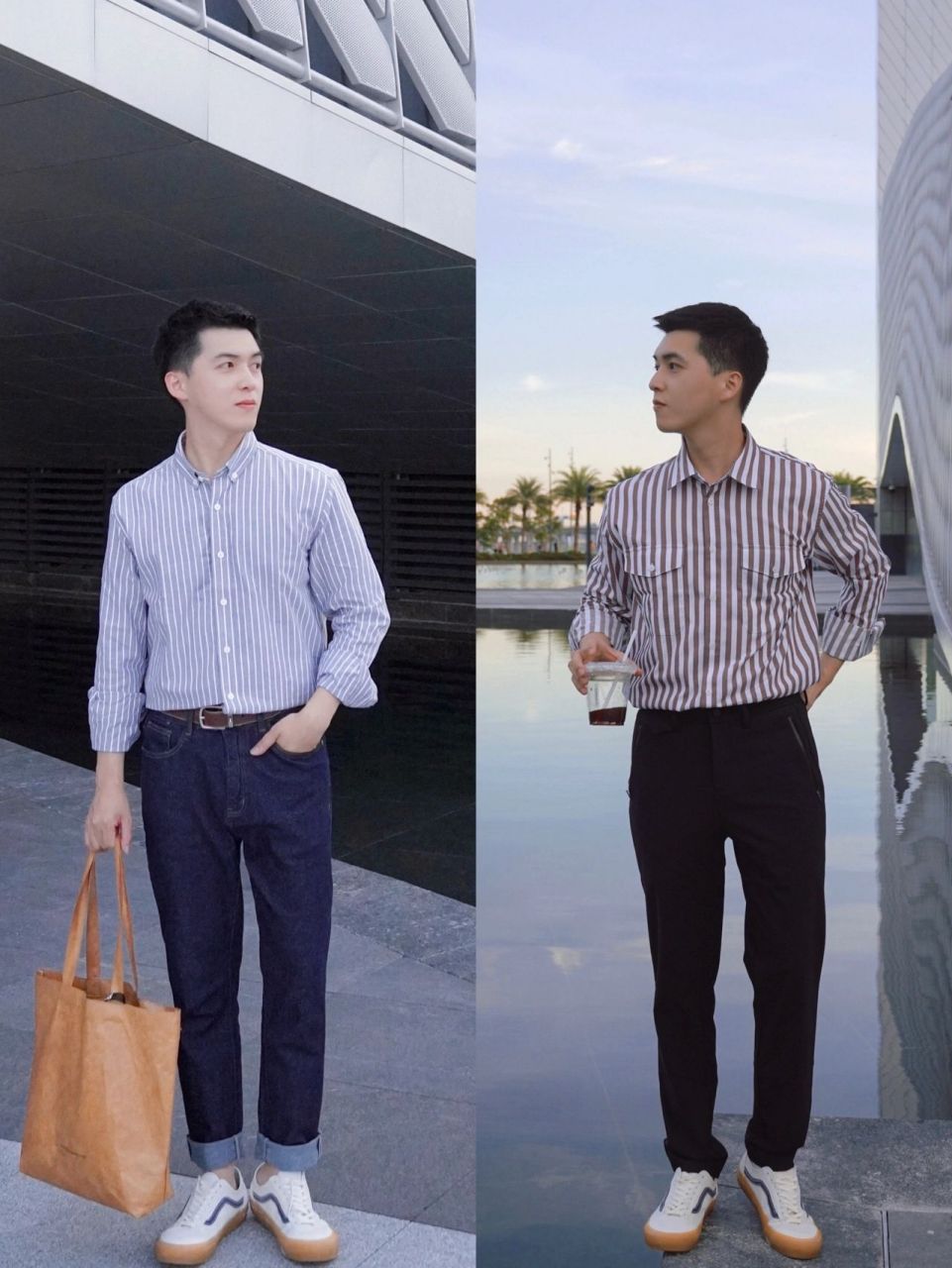 男士衬衫穿搭|简约又高级,回头率100% 条纹衬衫是服装界最经典的元素