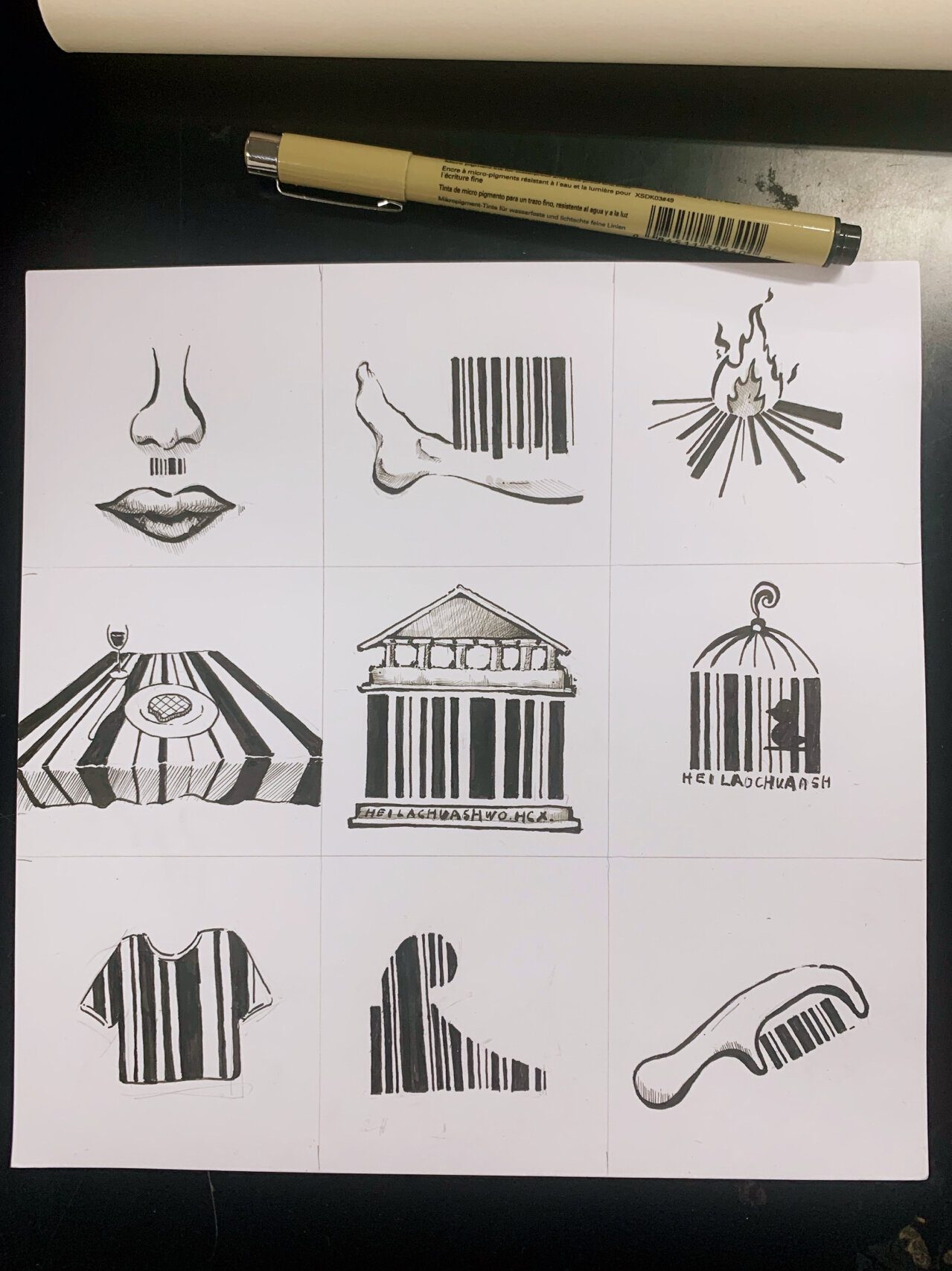 学生图形创意作业