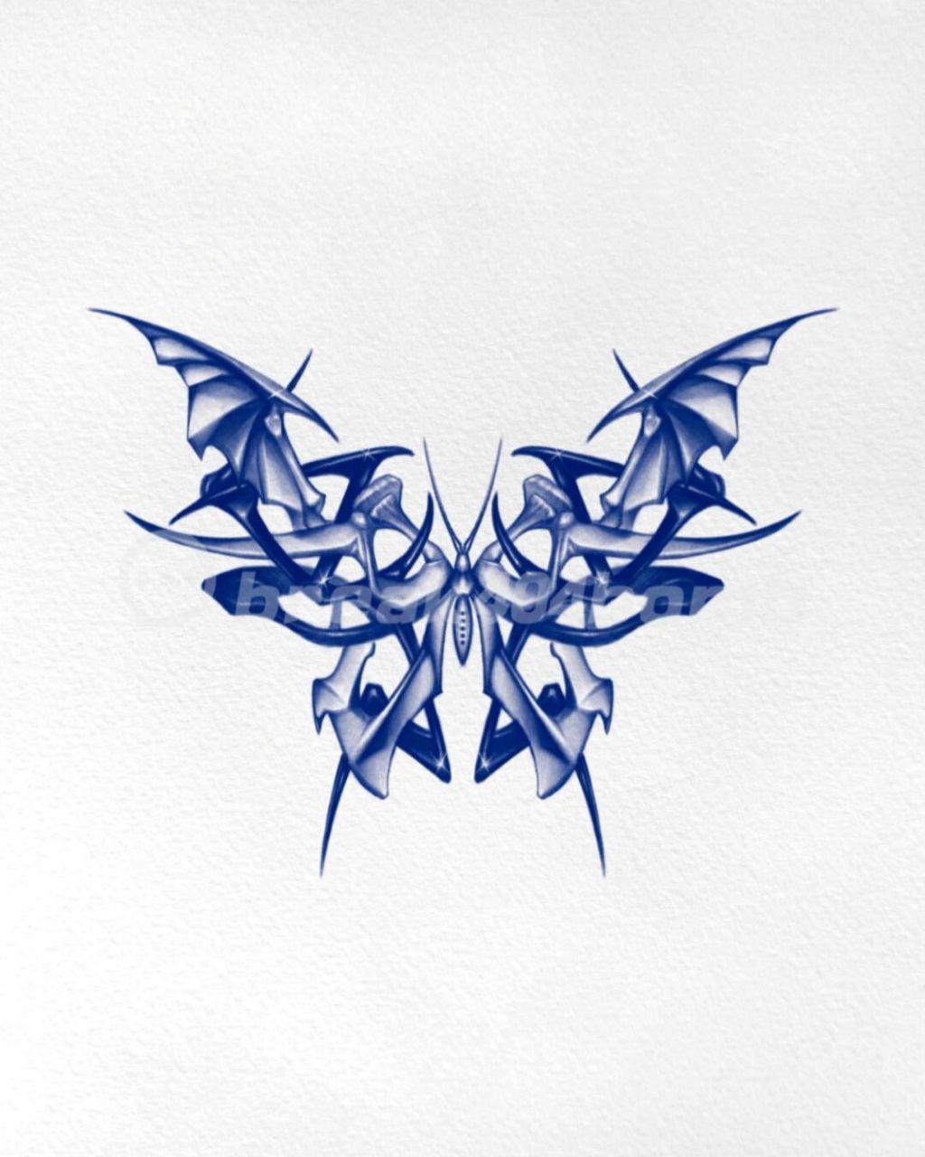 女生蝴蝶纹身|单针纹身类|杭州纹身 适合小面积的女生纹身 部位推荐